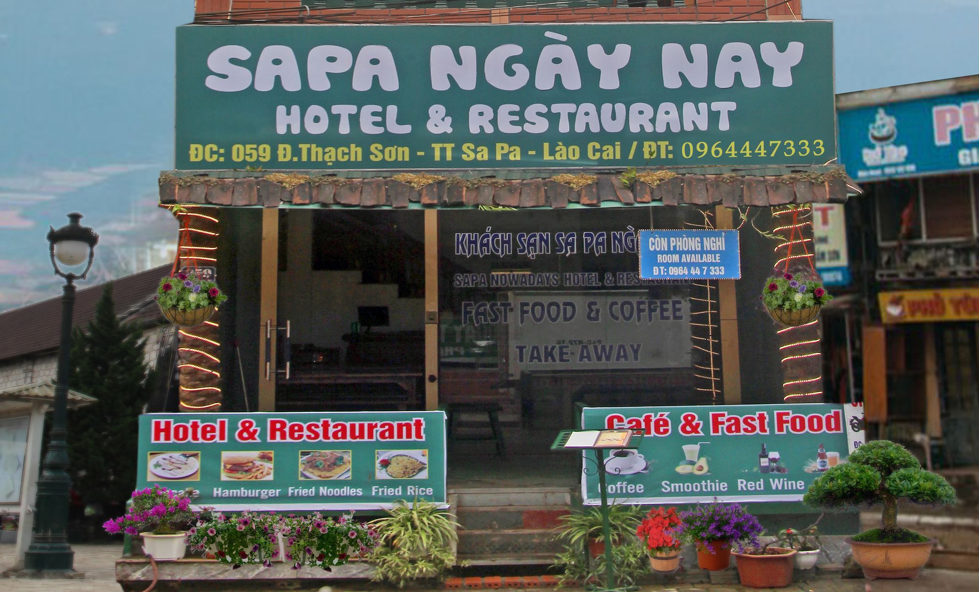 ホテル Khach San Sapa Ngay Nay エクステリア 写真